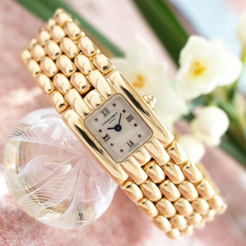 中古】 ショーメ Chaumet K18YG 腕時計 ケイシス 18金 K18