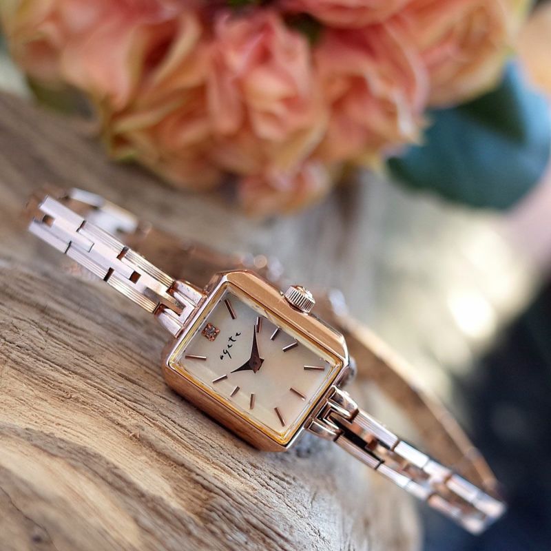 アガット ピンクゴールド腕時計 Agete アガット ピンクゴールド