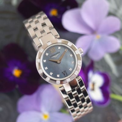 極美品・稼働品】ロンジン Longines ドルチェヴィータ ダイヤ シェルK