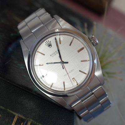 大人気豊富な1年保証 ロレックス 6426 オイスタープレシジョン 1963年製 リダン ブロンズ 新品革ベルト メンズ 手巻 腕時計 OH済 ROLEX 男性用