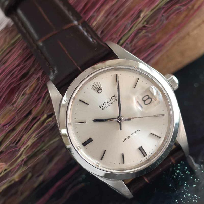 ロレックス 6694 オイスターデイトプレシジョン 1971年 SS メンズ 手巻 腕時計 ROLEX アンティーク OH済1年保証 |  ブランドショップ パリノ