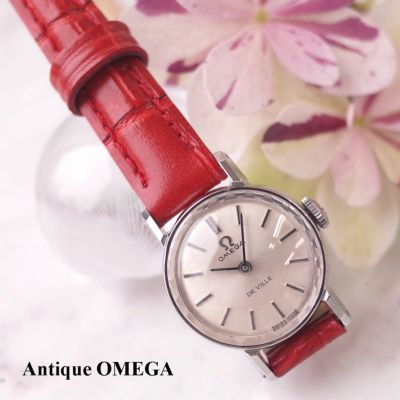 極美品！　OMEGA オメガ　デビル　手巻き　ベルト純正　レディース腕時計 楽天市場】素敵 オメガ デビル 60's アンティーク 14K WG ダイヤ