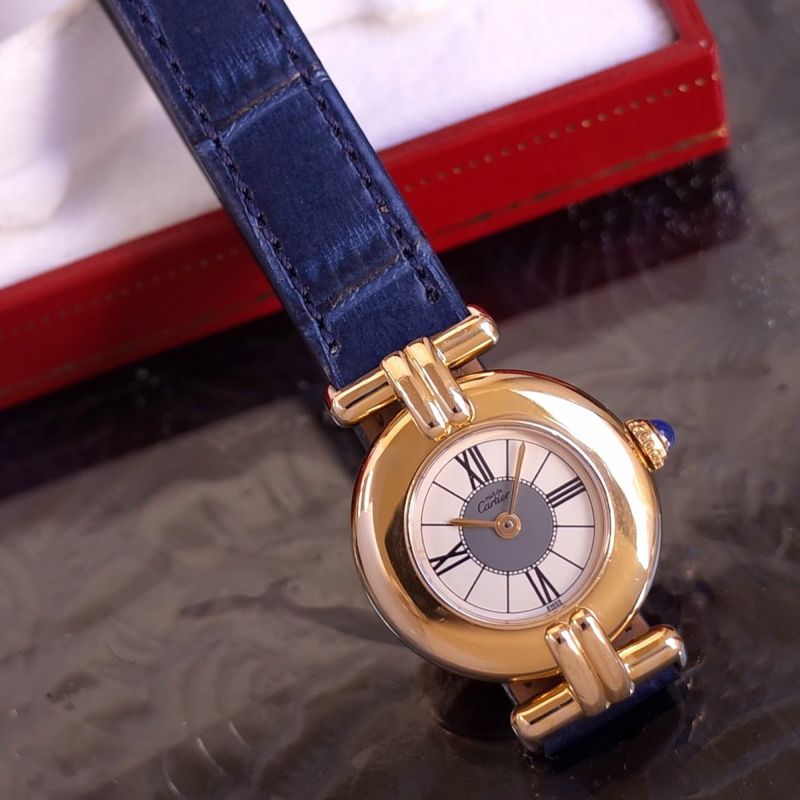 カルティエ ヴェルメイユ 925 ラウンド 腕時計 Cartier カルティエ レディース腕時計 マストヴァンドーム