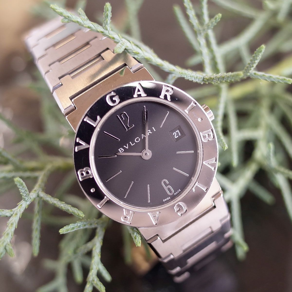 BVLGARI ブルガリ BB26SS ホワイト クオーツ 時計 保証書付 ブルガリ