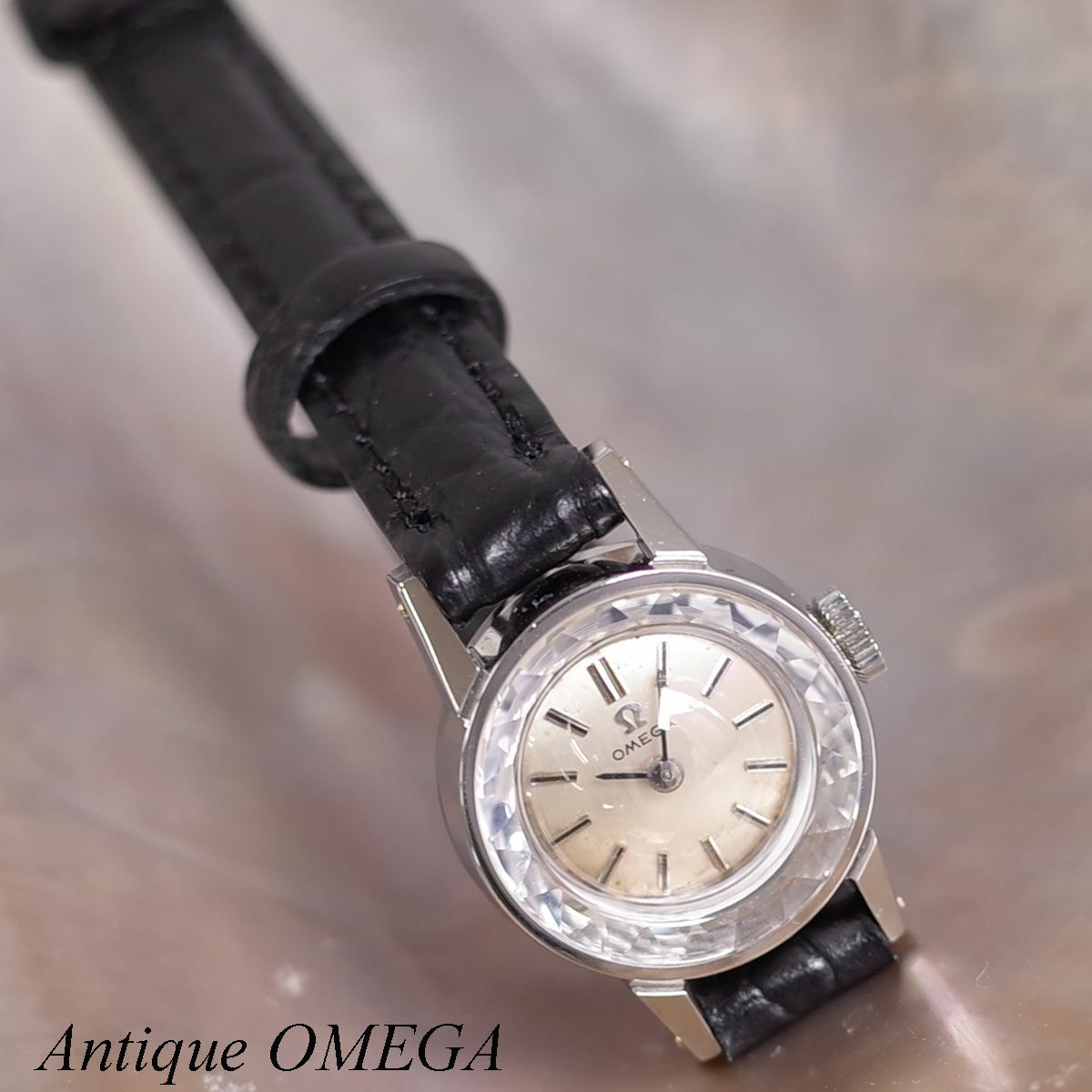 オメガ デビル 60's アンティーク カットガラス 511.166 SS cal.484